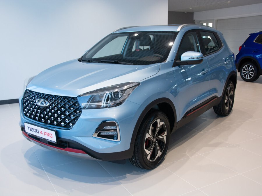 Chery голубой Tiggo голубой цвет
