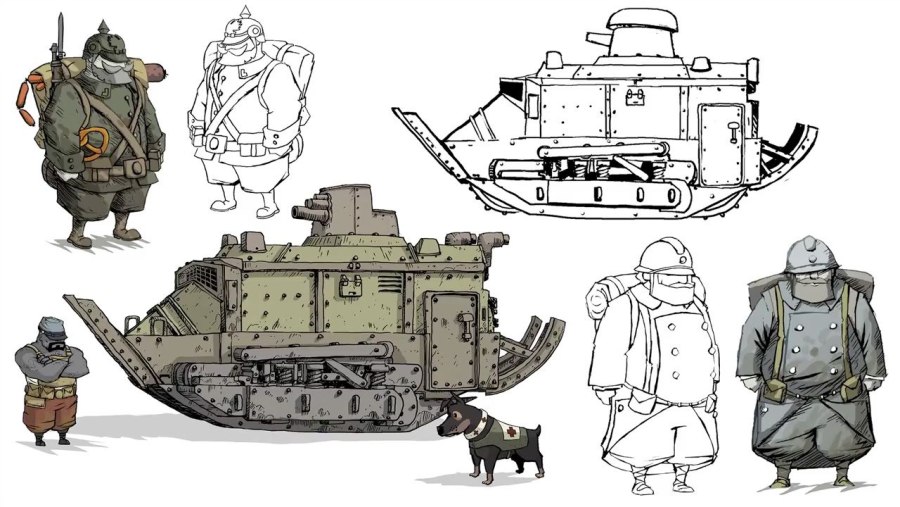 Valiant Hearts the great War арт