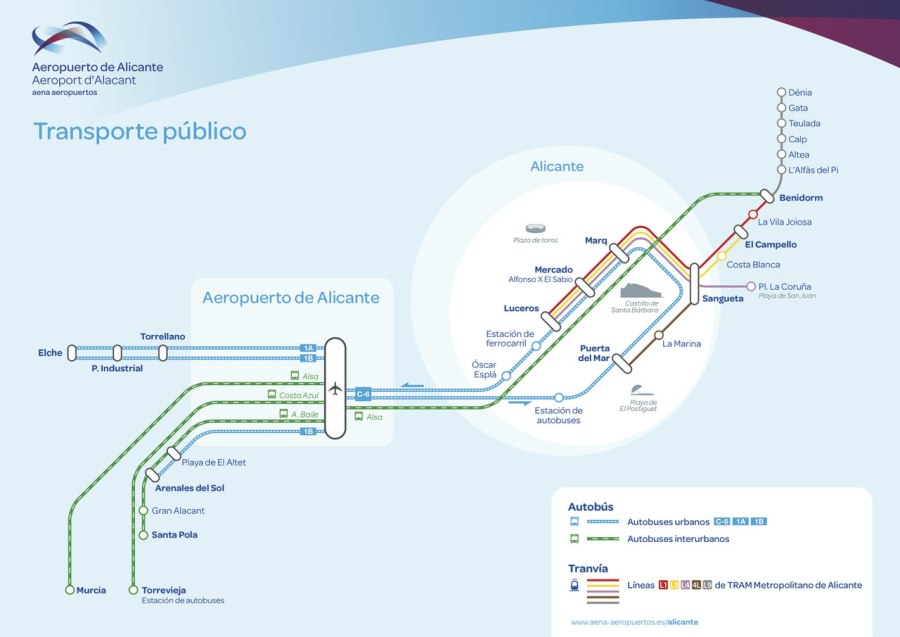 Tram Alicante схема