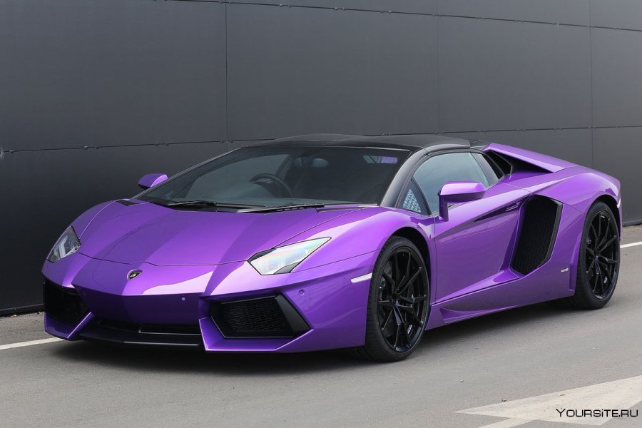 Lamborghini Aventador lp700-4 фиолетовый