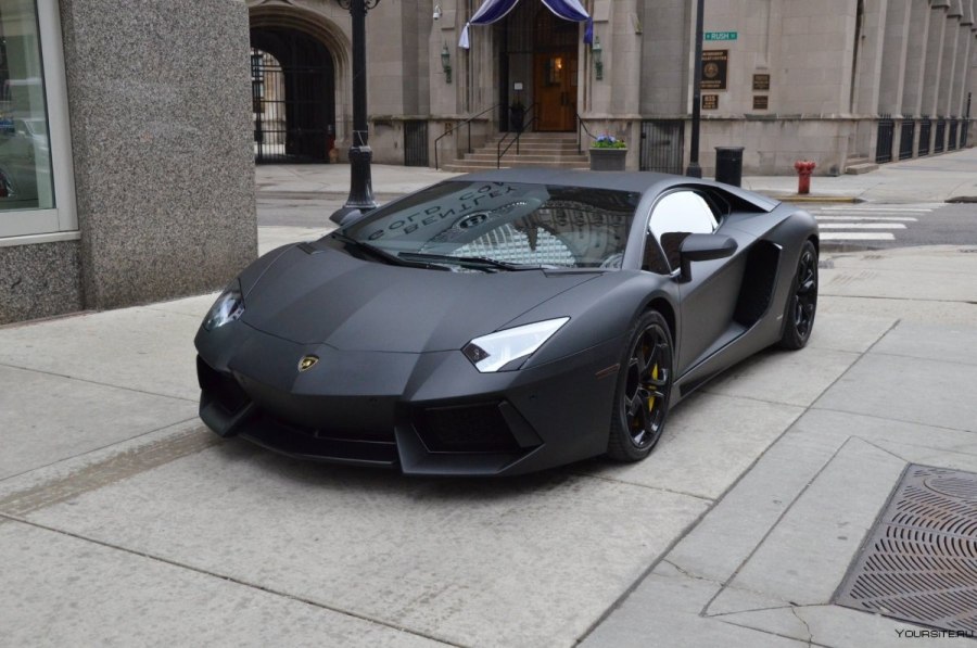 Lamborghini Aventador lp700-4 черная матовая