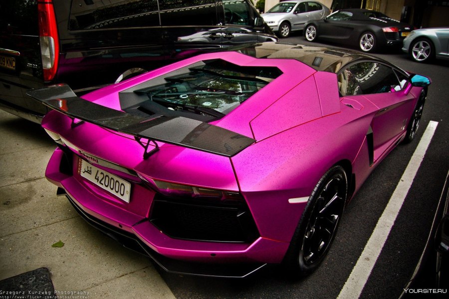 Ламборджини Aventador Purple