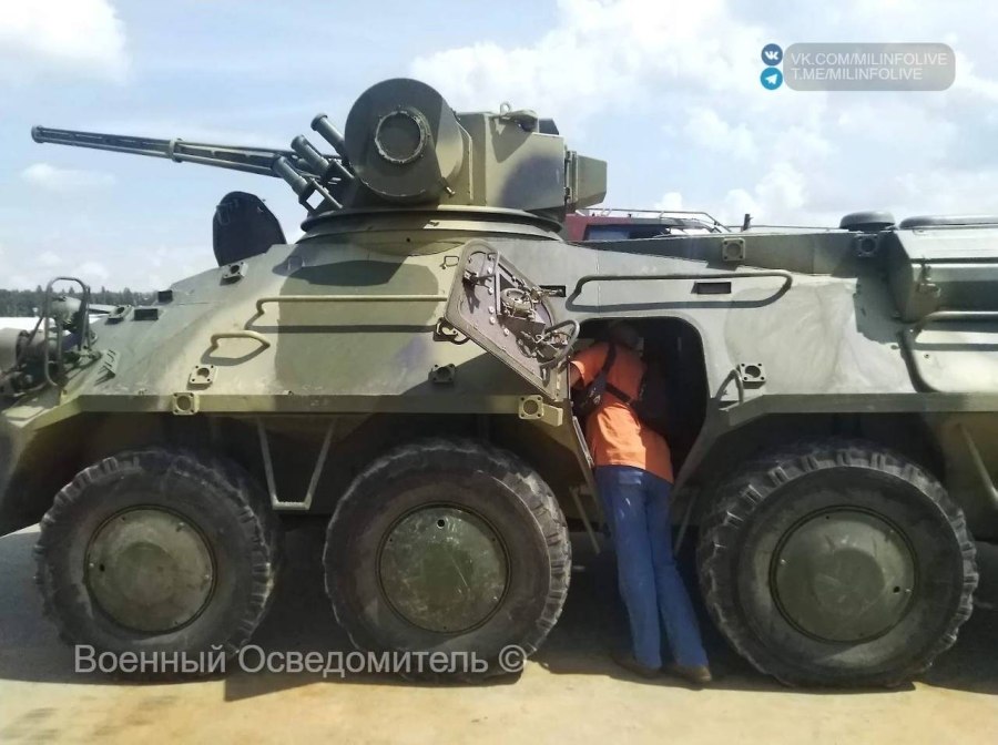 Трофейный украинский БТР-3