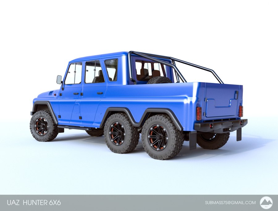 UAZ Hunter 6x6 заводской