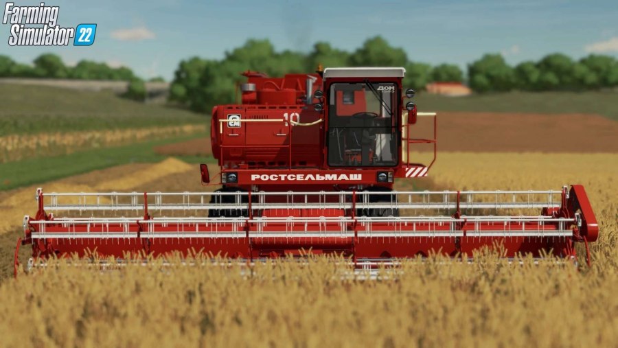 Farming Simulator 22 комбайн