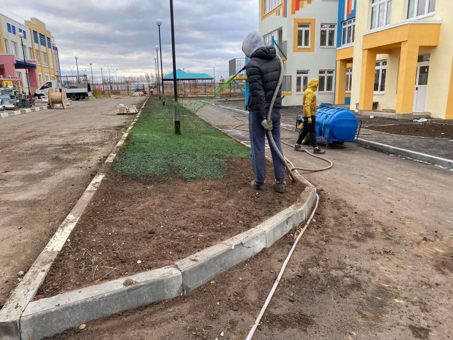 Гидропосев газона Саратов