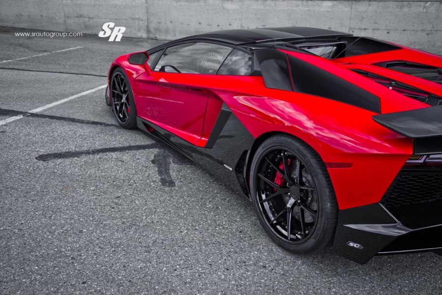 Lamborghini Aventador lp700-4 Red