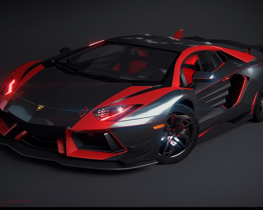 Ламборджини авентадор 2022 черная