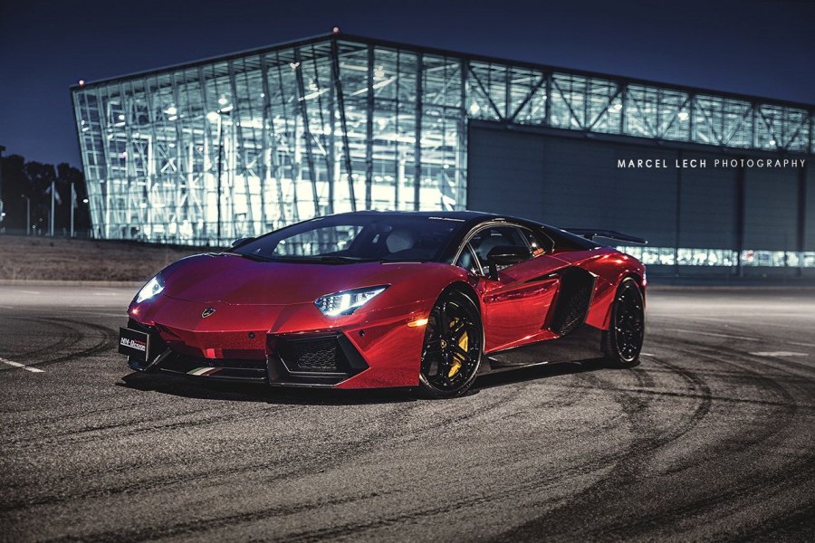 Lamborghini Aventador lp700 чёрный Tuning