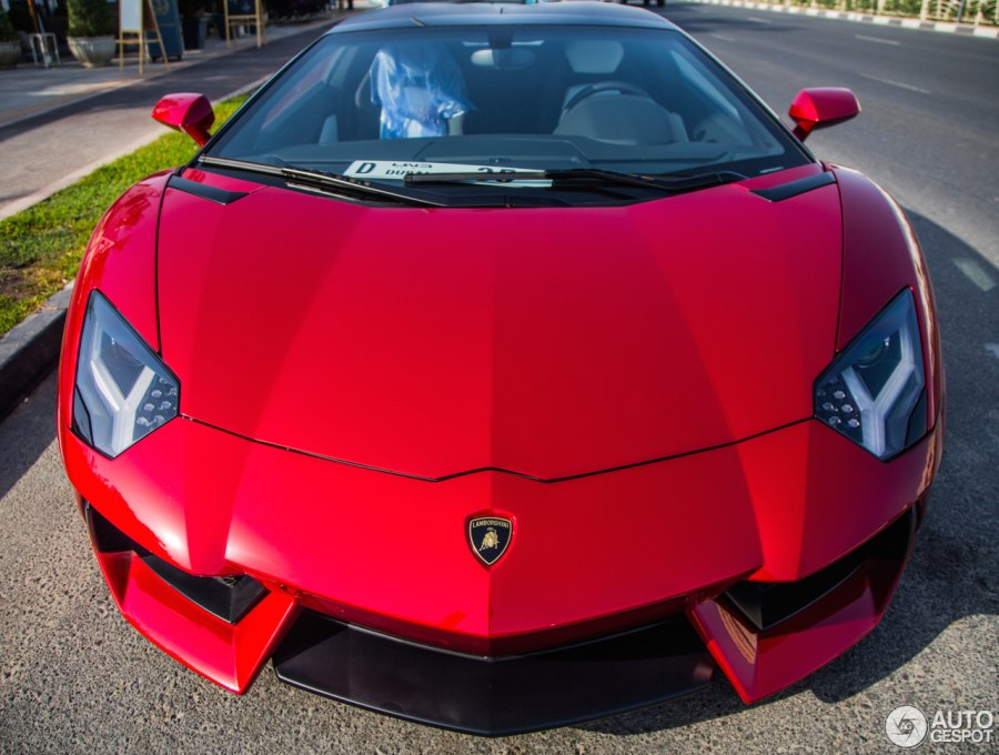 Lamborghini lp700 Roadster Red