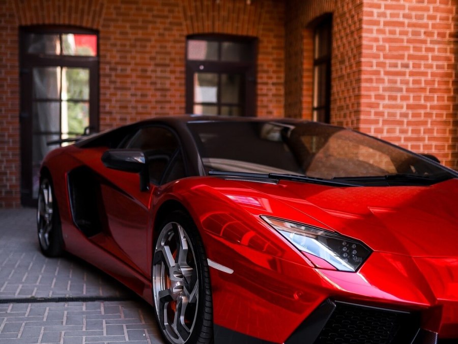 Lamborghini Aventador lp700-4 Red