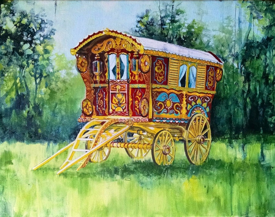 Цыганская повозка Кибитка