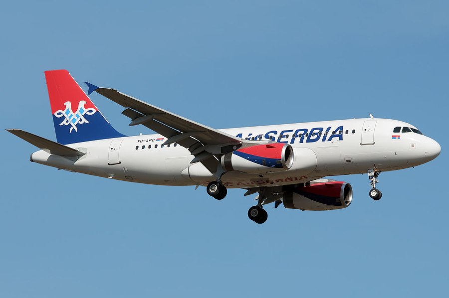 Airbus a319 Air Serbia