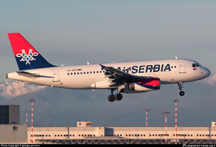 Air Serbia Airbus a319 бизнес класс