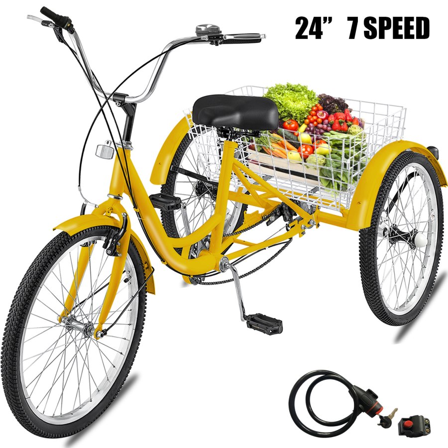 Электровелосипед трехколесный ok-350e 20"6 скор.