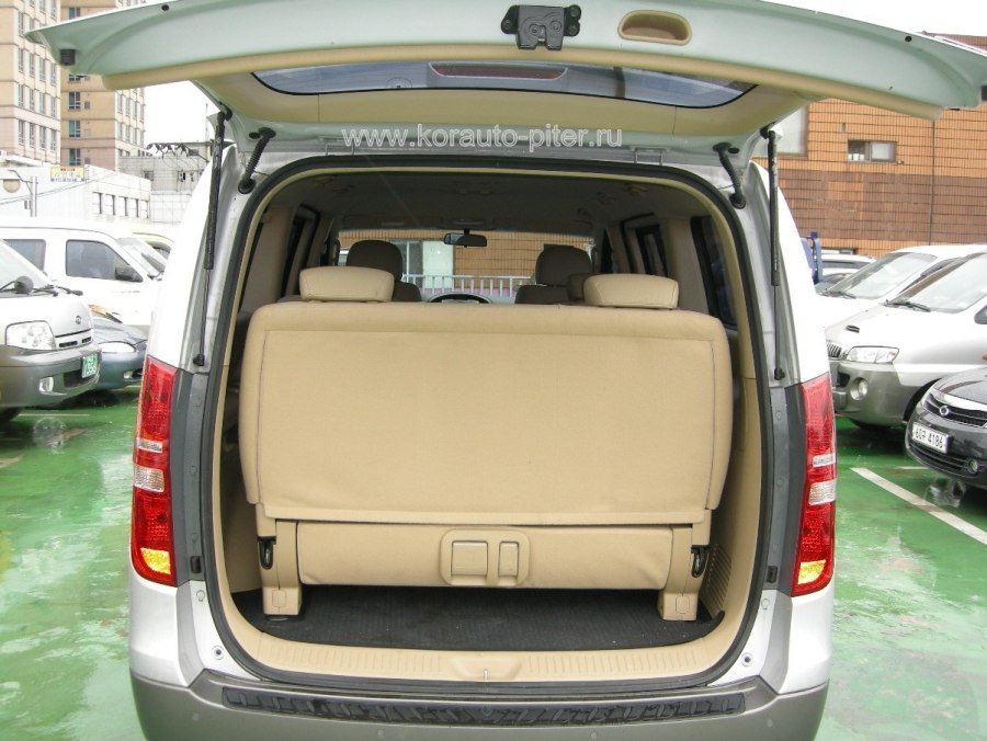 Hyundai Starex 2002 Cargo Dimensions