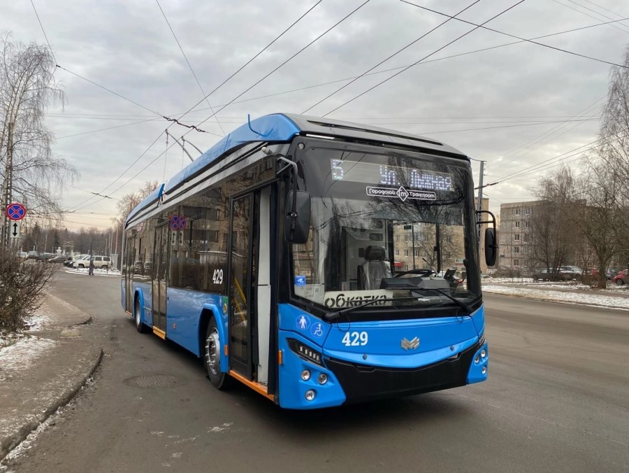 БКМ 321 новый троллейбус в Петрозаводске