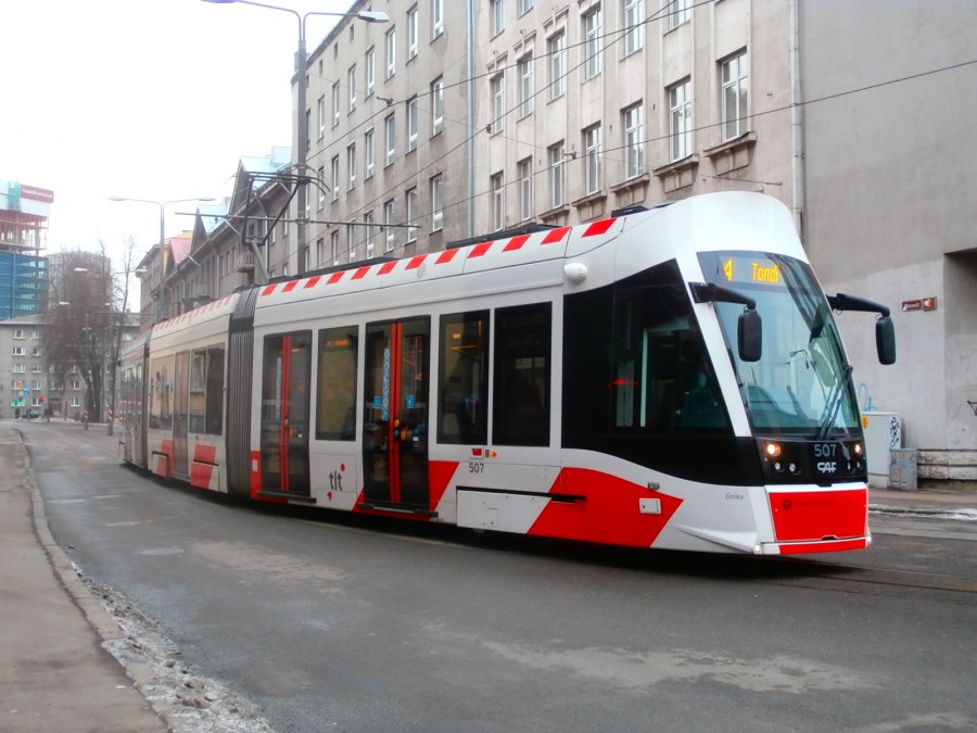 Trams in Tallinn // трамваи в Таллинне