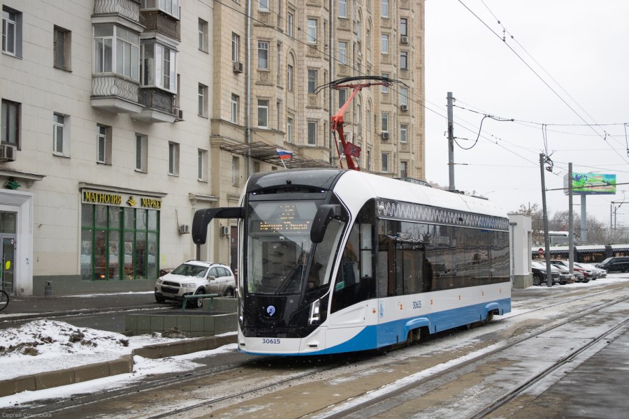 Трамвай Львенок в Москве