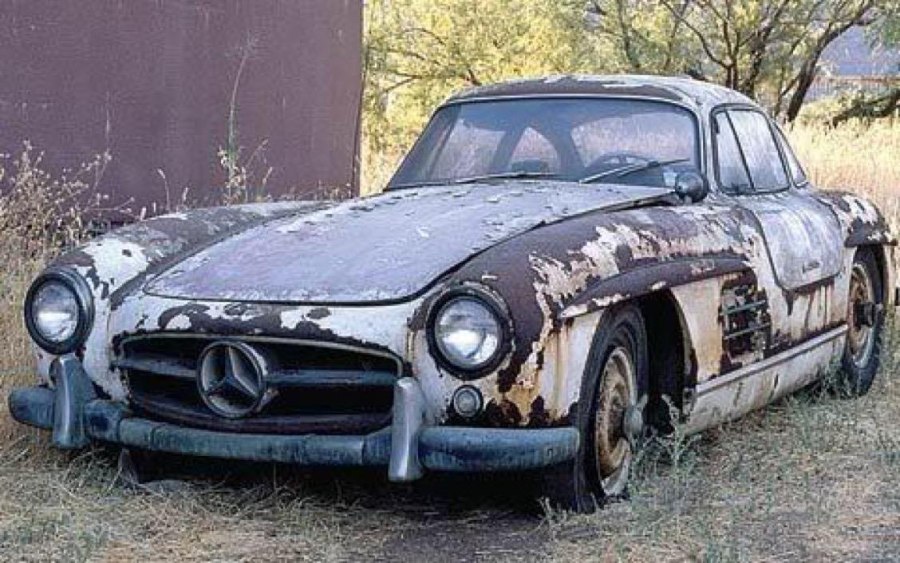 Ржавый 123 Мерседес