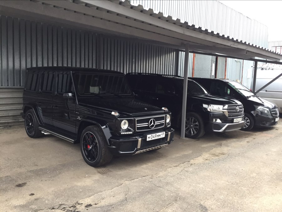 Mercedes g63 AMG черный тонированный