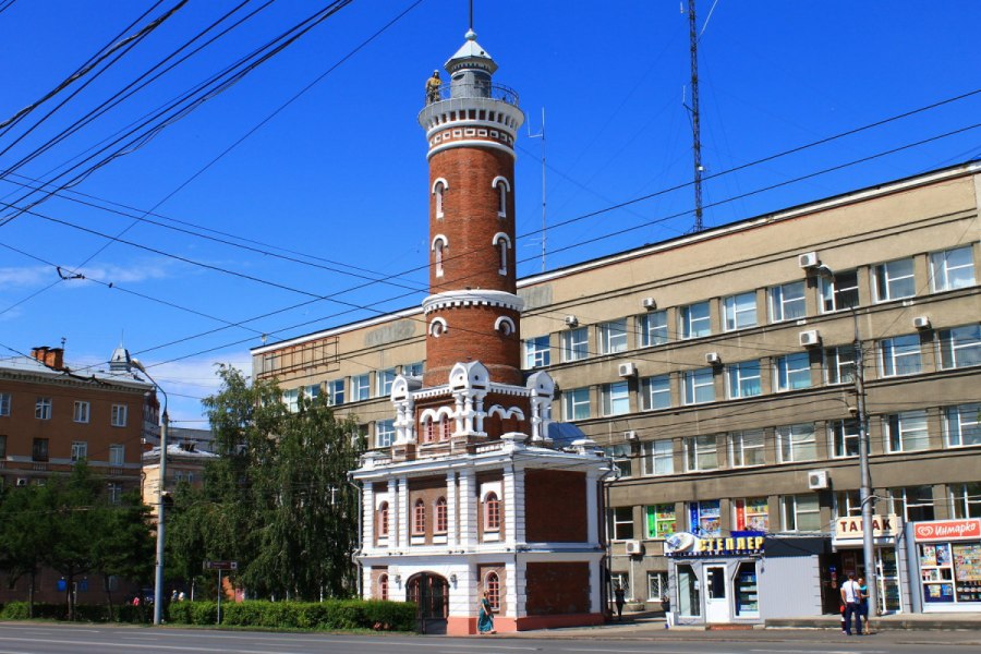 Пожарная каланча в Омске Василич