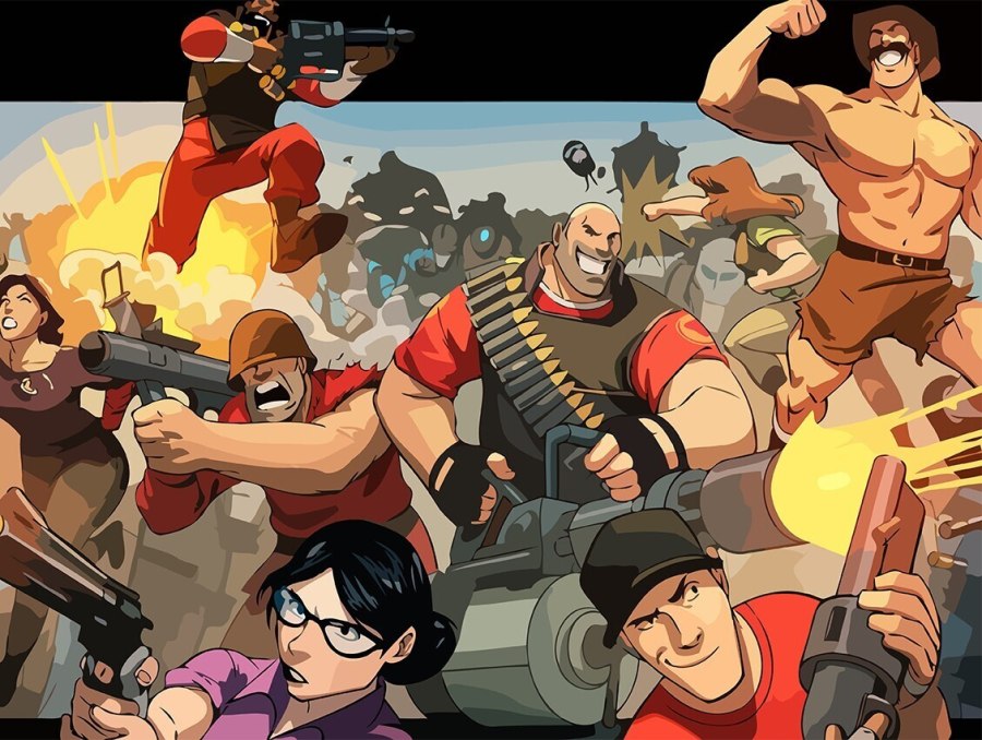 Team Fortress 2 Heavy комикс