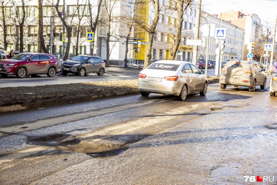 Дороги в центре Ярославля