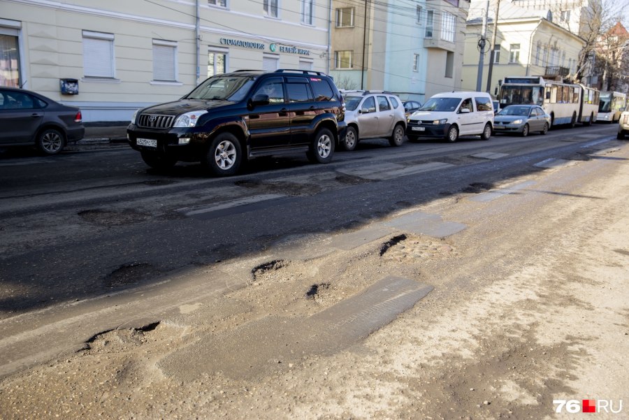 Дороги в центре Ярославля
