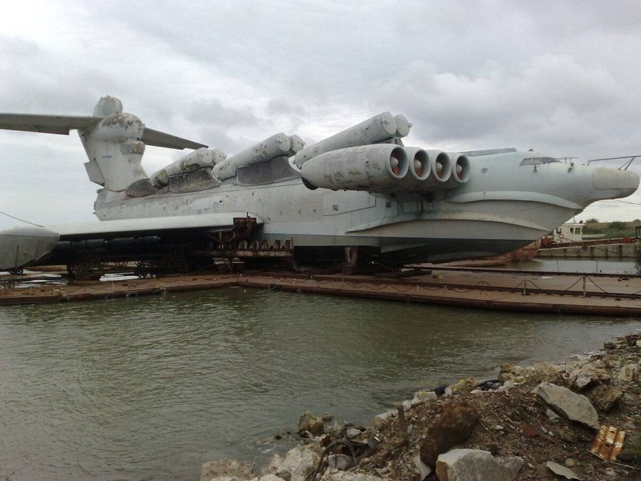 Каспийский монстр экраноплан Лунь
