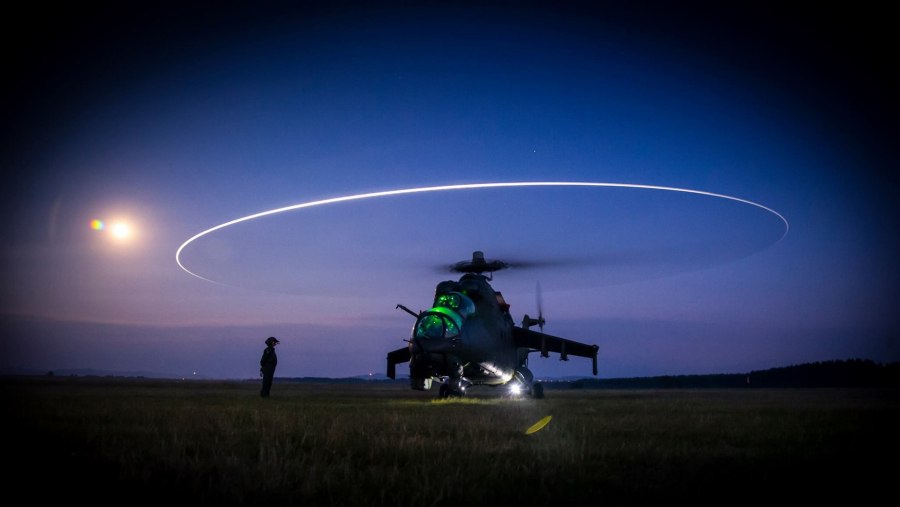 Ми-8 бортовые огни