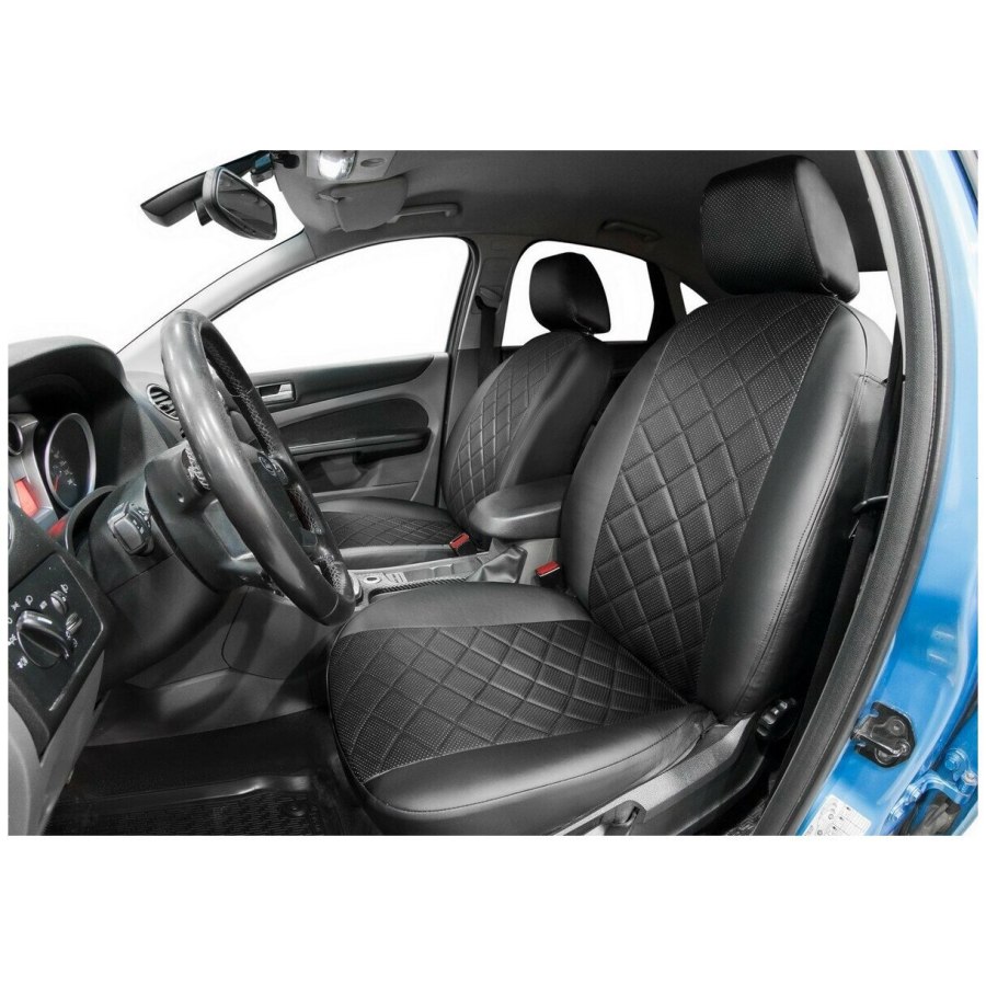 Авточехлы Rival ромб (зад. Спинка 40/60) Hyundai Solaris i