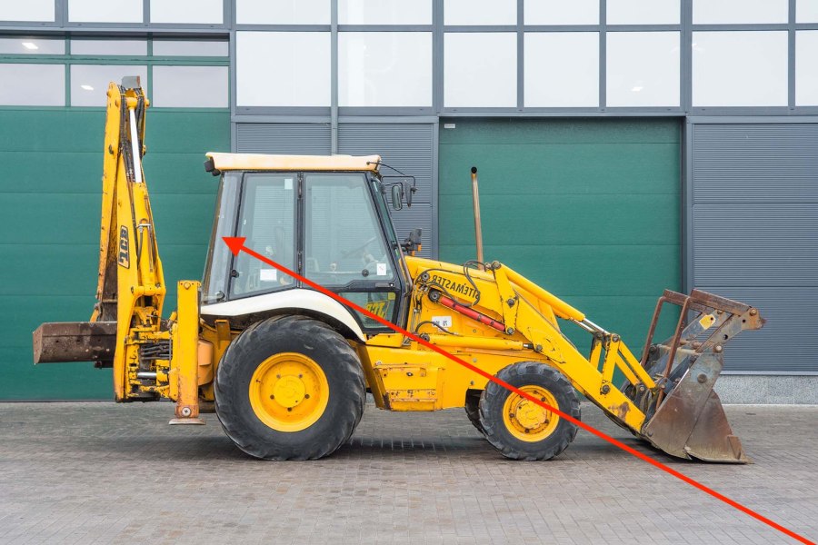 JCB 3cx равноколесник