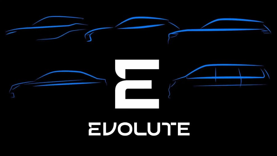 Evolute электромобиль логотип