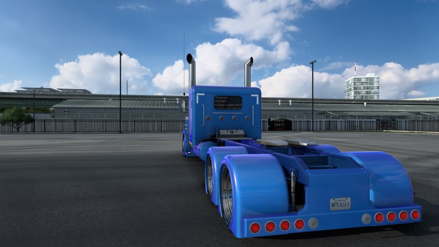 ATS 1.43 комплект аксессуаров Peterbilt 389