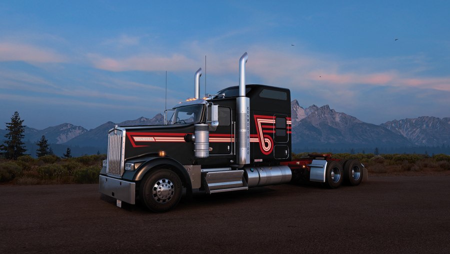 Грузовик Кенворт w900