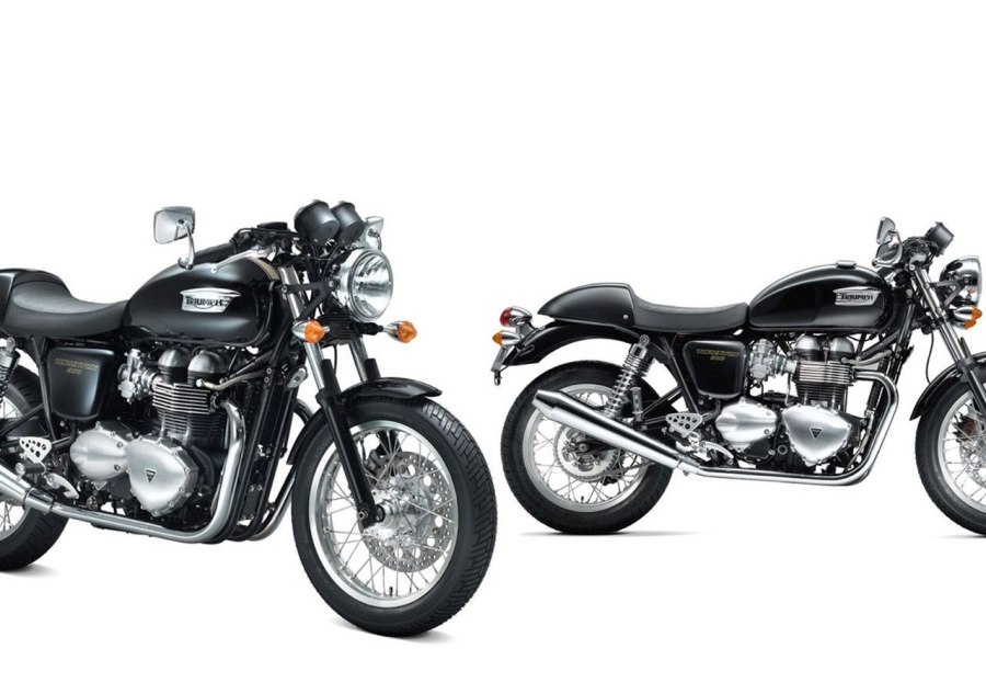 Triumph Bonneville 3 метра над уровнем неба