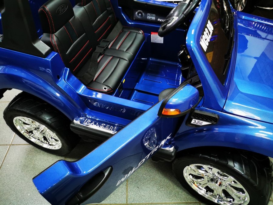 Детский электромобиль Ford Ranger 4wd (dk-f650) вишневый глянец