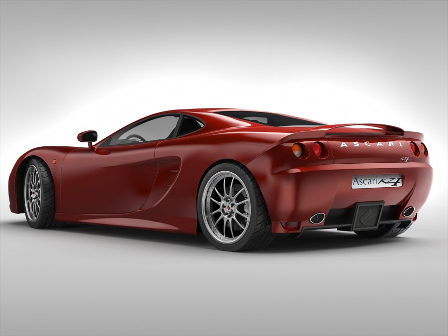 Ascari a10 на белом фоне