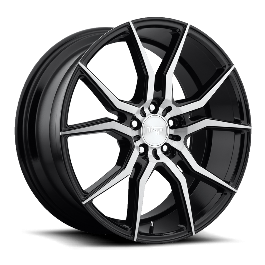 Колесный диск Niche Ascari 9x20/5x115 d71.8 et18 Gloss Black Brushed