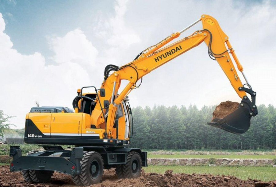 Экскаватор Hyundai r140w-9s