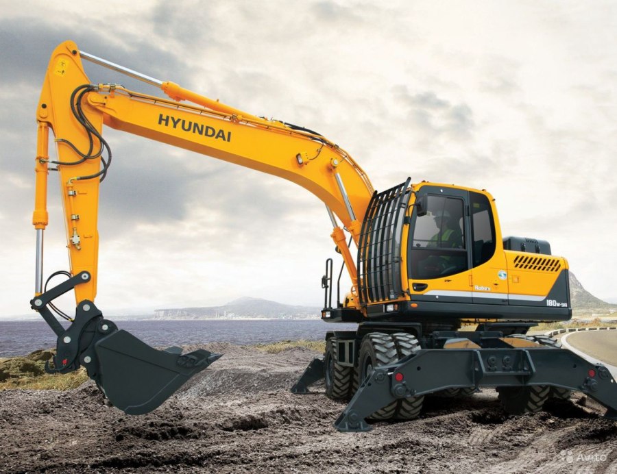 Экскаватор Hyundai r180w-9s