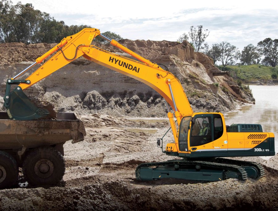 Гусеничный экскаватор Hyundai r300lc-9s
