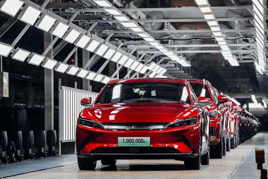 BYD электромобиль 2021