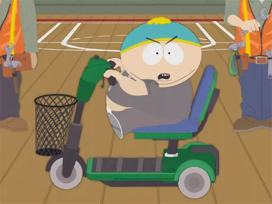 Южный парк КАРТМАН на мопеде