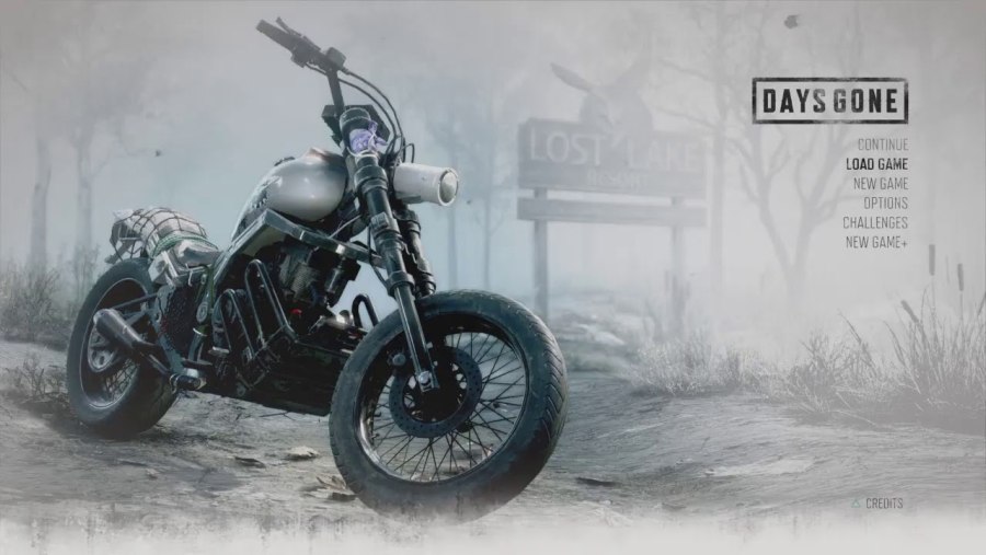 Days gone мотоцикл