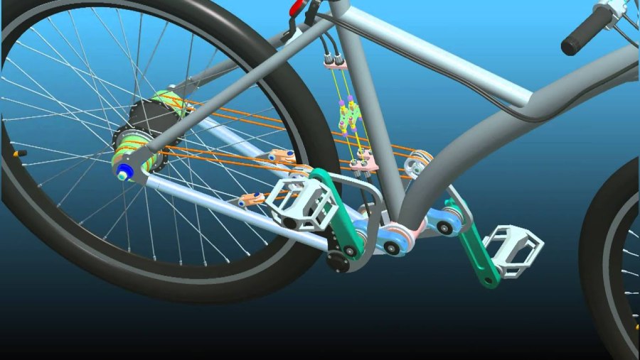 Stringbike велосипед без цепи