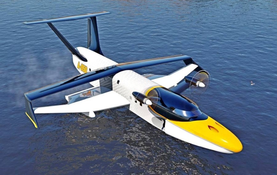 Экраноплан а-050 «Чайка»