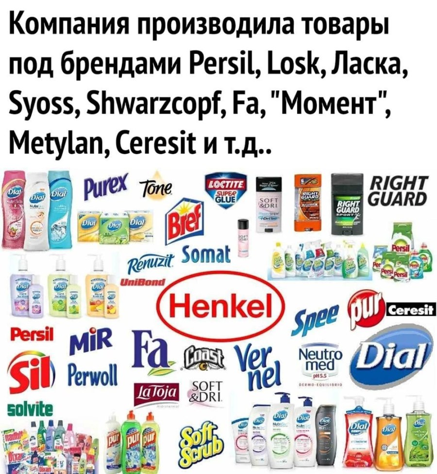 Производители бытовой химии