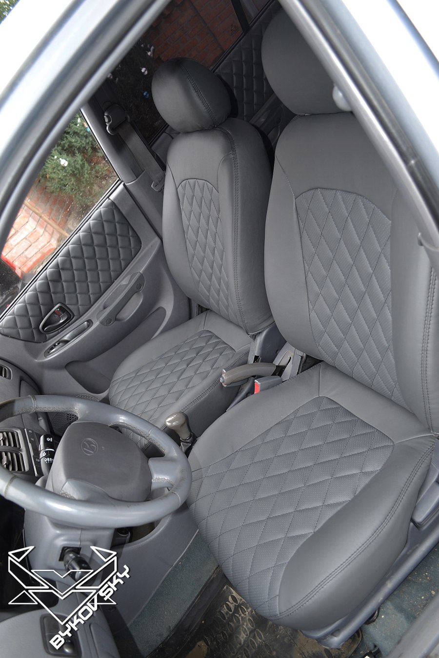 Hyundai Accent ТАГАЗ тканевые чехлы